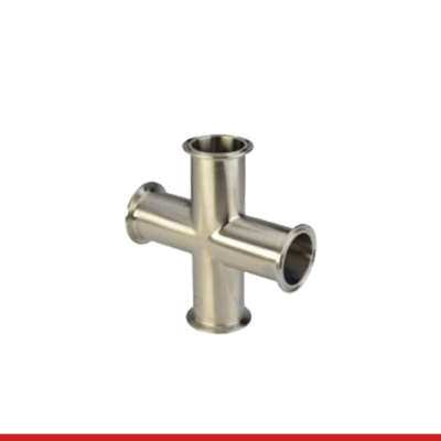 TUBE-FITTINGS-SANITARY-TRI-CLAMP-CROSSES